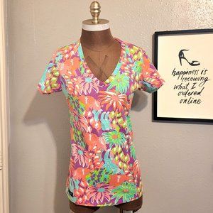 Simply Southern V-Neck Costa Rica Print T-Shirt